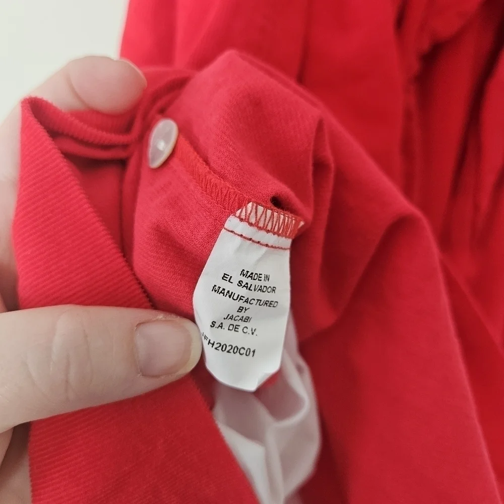 Claire & Charlie red courdroy dress size 8